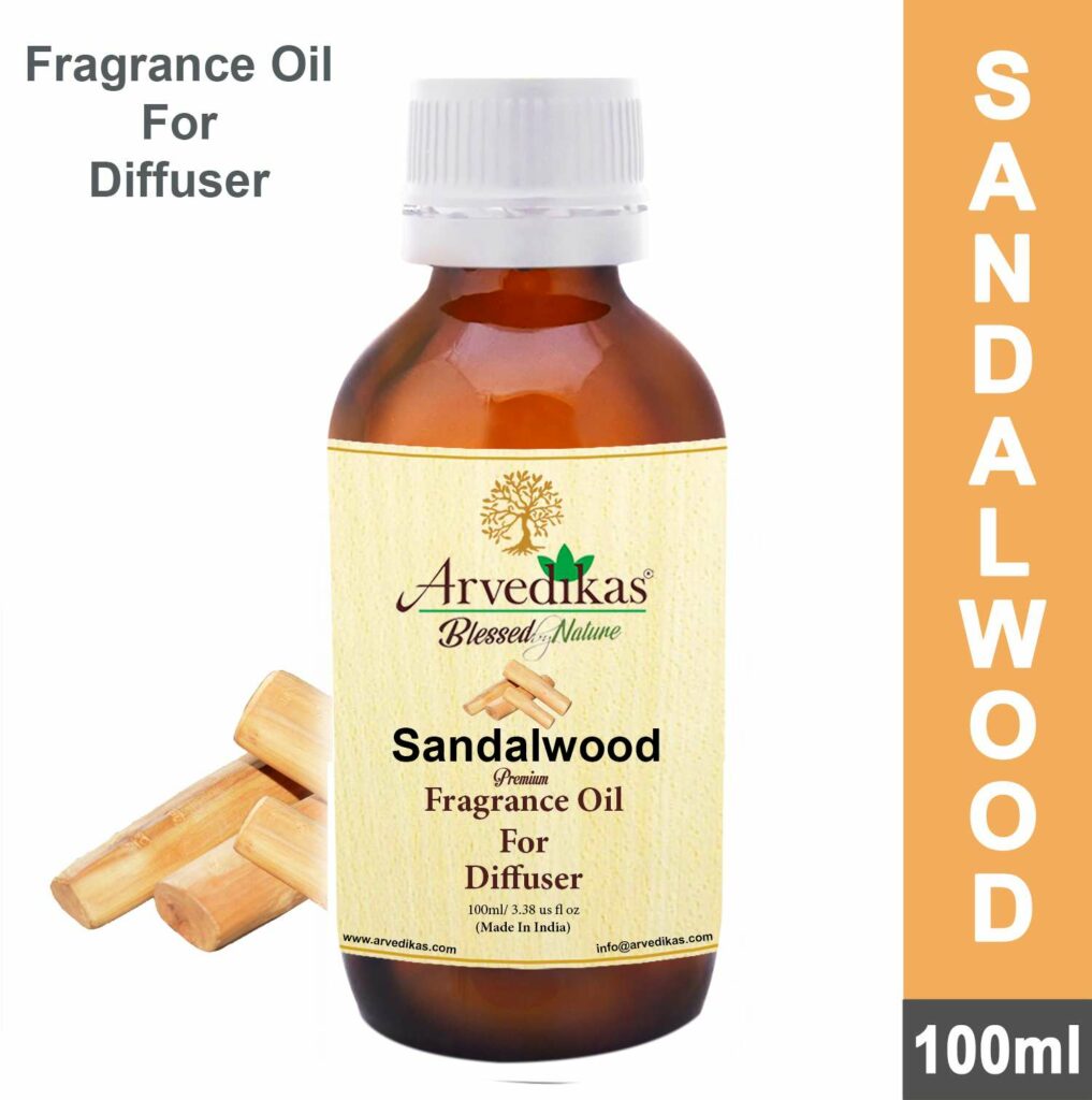 Sandalwood Fragrance Oil For Diffusers And Humidifiers 100ml Arvedikas