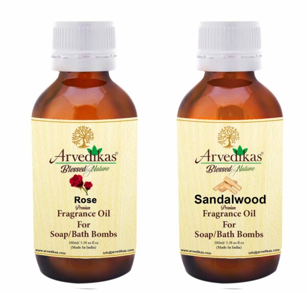 Sandalwood & Rose Fragrance Oil for Soap Making