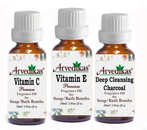 Vitamin C-Vitamin E-Deep Cleansing Charcoal Fragrance Oil for Soap Making