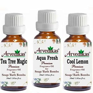 Tea Tree Magic-Aqua Fresh-Cool Lemon Fragrance Oil for Soap Making
