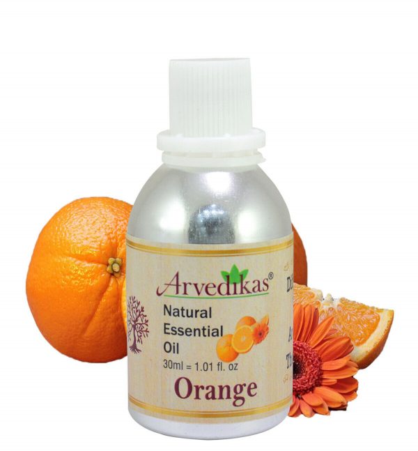 Arvedikas Orange Essential Oil Skin, Hair, Diffuser, Acne Natural Pure Undiluted Uncut Essential