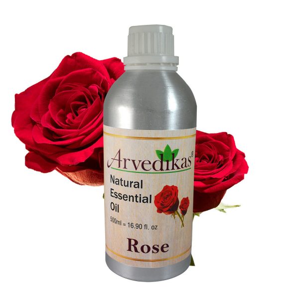 ARVEDIKAS Organic Pure Essential Rose Oil with Uncut Undiluted Grade