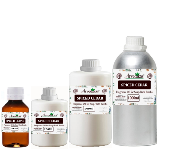 Spiced Cedar Fragrance Oil For Soap / Bath Bombs-100Ml To 1000Ml