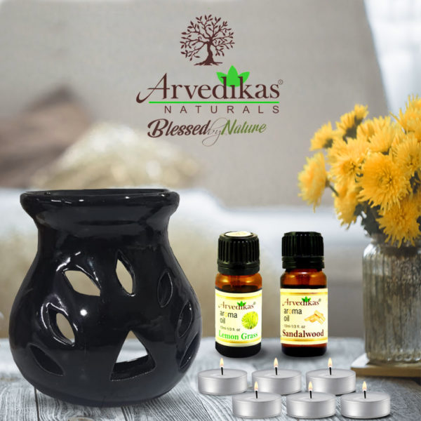 Buy Aroma Diffuser Combo Set With 2 Scented Fragrance Oil